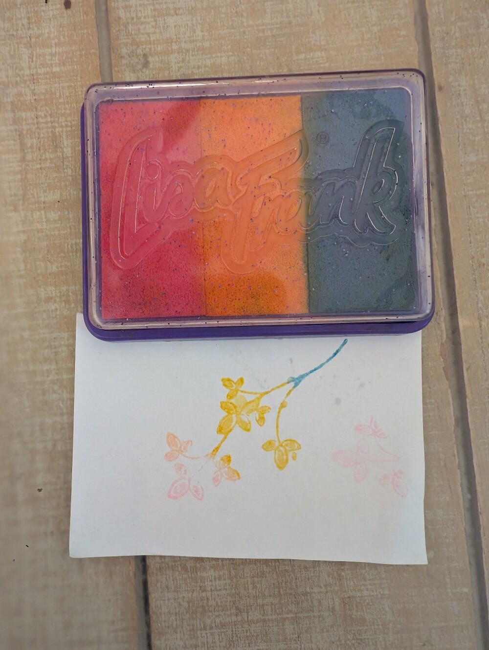 Working! Vintage 90s Lisa Frank Stampstions Ink Pad